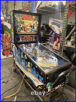 POPEYE SAVES the EARTH PINBALL MACHINE by BALLY 1994 (Excellent) RARE