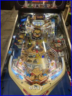 POPEYE SAVES the EARTH PINBALL MACHINE by BALLY 1994 (Excellent) RARE