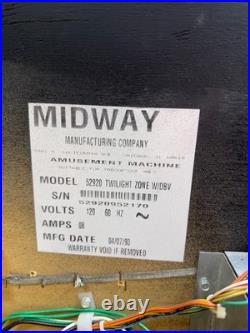 PROTOTYPE Twilight Zone Pinball Machine