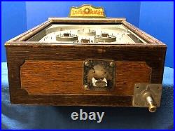 Pace Mfg Co Original LUCKY STRIKE Tabletop Wood Case 24 AS IS Coin Pinball Game