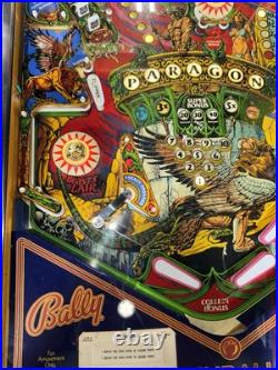 Paragon Pinball machine By Bally 1979 Orange County Pinballs Free Shipping