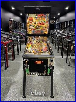 Party Zone Pinball Machine Bally 1991 Orange County Pinballs Clean Original