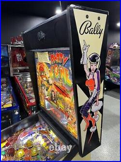 Party Zone Pinball Machine Bally 1991 Orange County Pinballs Clean Original