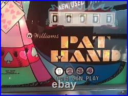 Pat Hand Pinball Machine by Williams