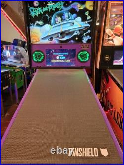 PinShield Glass & Playfield Protection Pinball Machine Mat Standard Black 3x