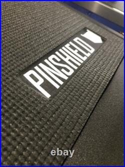 PinShield Glass & Playfield Protection Pinball Machine Mat Standard Black 3x