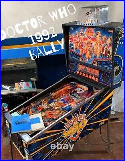 Pinball BALLY Doctor Who 1992 Flipper Dr. Who 100% Working Condition NeverRestor
