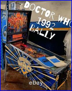 Pinball BALLY Doctor Who 1992 Flipper Dr. Who 100% Working Condition NeverRestor