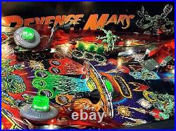 Pinball BALLY Revenge From Mars 3D 1999 Flipper Original Glass Pinball2000