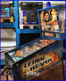 Pinball DataEast Lethal Weapon 3 1992 Flipper Working Order Condition FastShippi