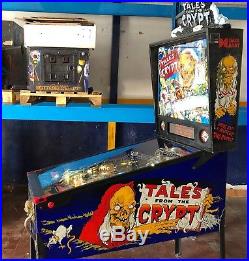 Pinball DataEast Tales From The Crypt 1993 Full LED + Colour DMD Display Flipper