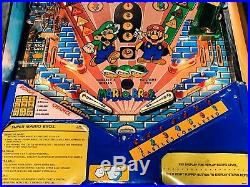 Pinball Gottlieb Super Mario Bros 1992 Flipper 100% Working Cond. Express Shippi
