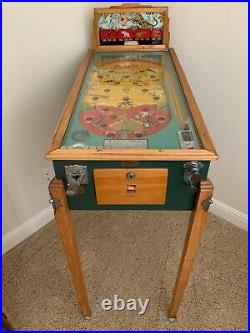 Pinball Machine 1935 Rockola Big Game EXC Cond