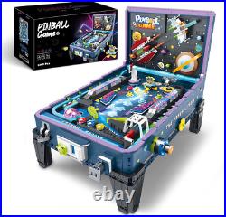Pinball Machine Building Set Arcade Game Kit for Adults, Interactive Table Top D
