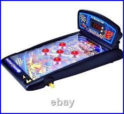 Pinball Machine Electronic Tabletop Pinball Game 165 Inch Scoreboard Kid Play