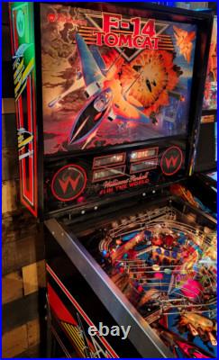 Pinball Machine F-14 Tomcat Williams Refurbished The Game Room Store Nj 07004