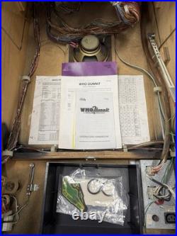 Pinball Machine Who Dunnit Bally 1995