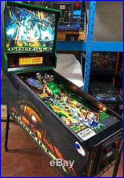 Pinball SEGA Godzilla 1998 (Only 510 Produced) Flipper 100% Working Rare Vintage