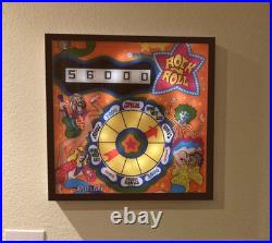 Pinball Wall Art Rock and Roll 1970 LED Illuminated Arcade Decor