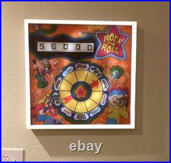 Pinball Wall Art Rock and Roll 1970 LED Illuminated Arcade Decor
