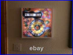 Pinball Wall Art Rock and Roll 1970 LED Illuminated Arcade Decor