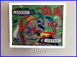 Pinball Wall Art Sea Ray 1971 LED Illuminated Back glass Arcade Decor