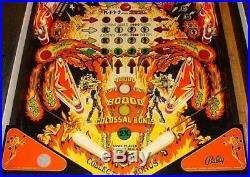 Pinball machine 1978 Ballys KISS The Holy Grail