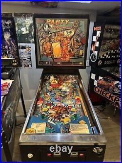 Pinball machine 1987 bally midway party animal, RARE