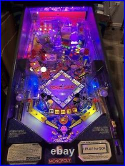 Pinball machine 2001 Stern Monopoly, rare