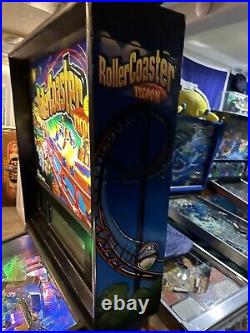 Pinball machine 2002 Stern Roller Coaster Tycoon, Rare! Nice