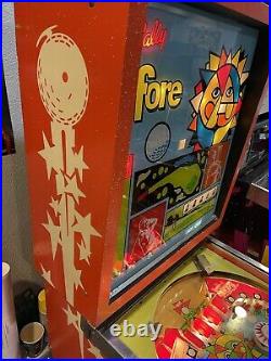 Pinball machine, Bally, Fore, Extremely Rare