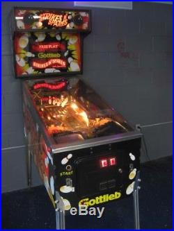 Pinball machine Gottlieb Strikes N Spares like new, smoke free environment