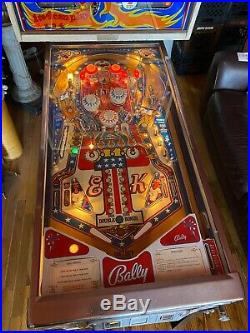 Pinball machine Vintage Evil Knievel Daredevil Motorcycle Rare Coin Op