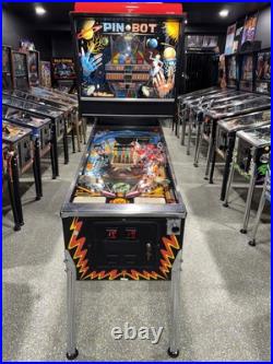 Pinbot PIN BOT Pinball Williams 1986 LEDS Free Ship Orange County Pinballs Pinbot PIN BOT Pinball Williams 1986 LEDS Free Ship Orange County Pinballs