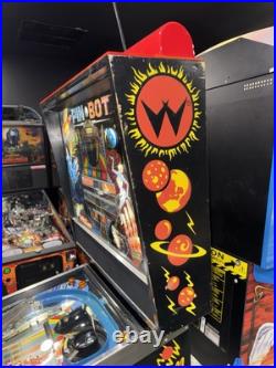 Pinbot PIN BOT Pinball Williams 1986 LEDS Free Ship Orange County Pinballs Pinbot PIN BOT Pinball Williams 1986 LEDS Free Ship Orange County Pinballs