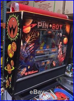 Pinbot Pin Bot Pinball Machine Williams Coin Op Arcade