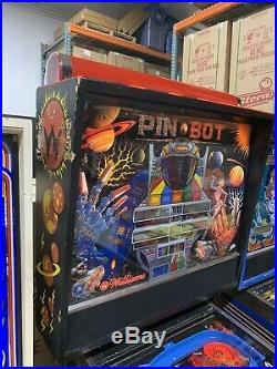 Pinbot Pinball Machine Williams Coin Op Arcade LEDS Free Ship 1986
