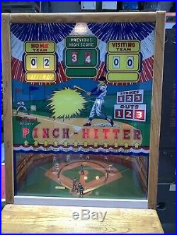 Pinch Hitter Williams Pitch and Bat Baseball Mechanical animation Free Shipping
