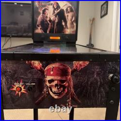 Pirates Of The Caribbean Dead Man's Chest Pinball Machine 3/4 size NOT FULL SIZE