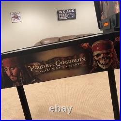 Pirates Of The Caribbean Dead Man's Chest Pinball Machine 3/4 size NOT FULL SIZE