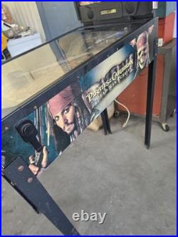 Pirates of The Caribbean Arcade Pinball Zizzle Working Condition