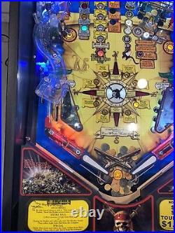 Pirates of the Caribbean Pinball Machine by Stern Free Shipping LEDs