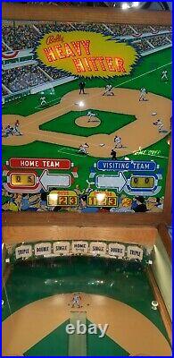 Pitch And Bat Pinball Bally Heavy Hitter! Will ship