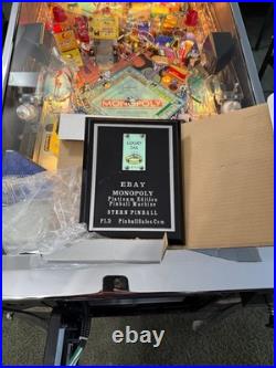 Platinum Edition Monopoly Pinball Machine