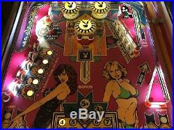 Playboy Bally 1978 Original Pinball Machine Coin Op Hugh Hefner LEDS $399 SHIPS