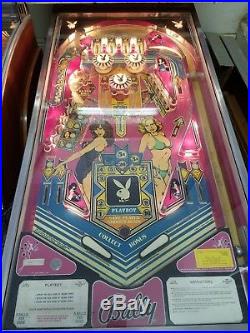 Playboy By Bally 1978 Original Pinball Machine Coin Op Hugh Hefner