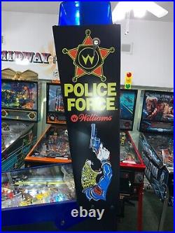 Police Force Pinball Restored