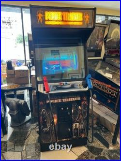 Police Trainer Arcade Game, Refurbished Excellent Condition, Sharp-Free Shipping