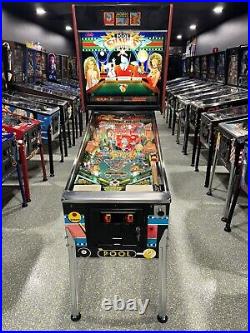 Pool Sharks Pinball Machine Bally 1990 Billiards Orange County Pinball Free Ship