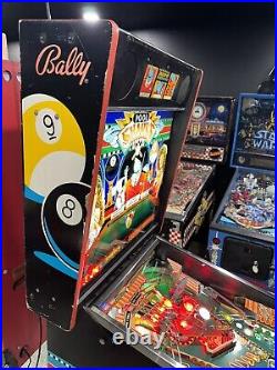 Pool Sharks Pinball Machine Bally 1990 Billiards Orange County Pinball Free Ship